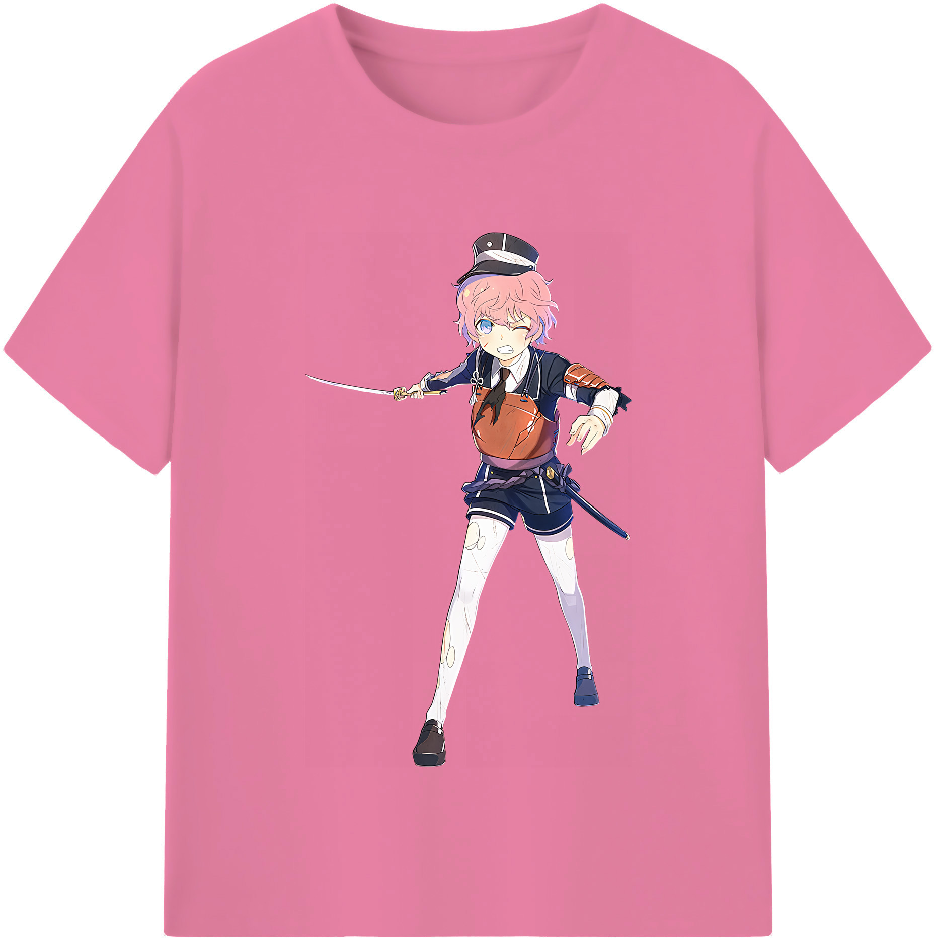 （画像用） 刀剣乱舞 Touken Ranbu 綿100％半袖Tシャツ（フロントプリント）